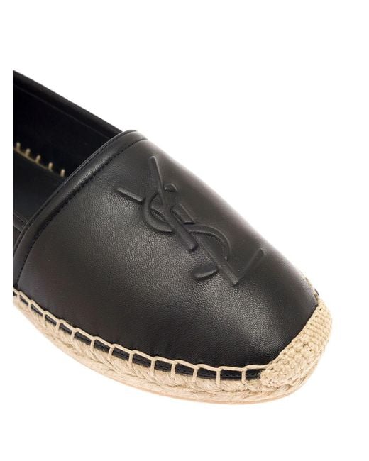Espadrillas Con Logo di Saint Laurent in Multicolor