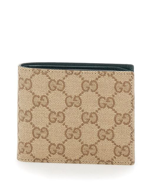 Gucci Natural Gg Vetrificato Bifold for men