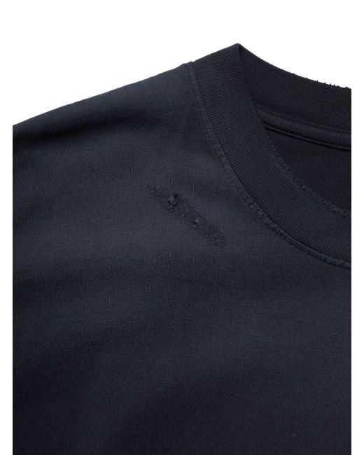 T-Shirt Girocollo Con Stampa & Co di Cultura in Black da Uomo