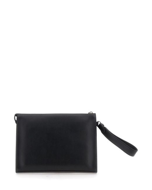 Cltuch Con Motivo Ff E Placca Logo Ff di Fendi in Black da Uomo