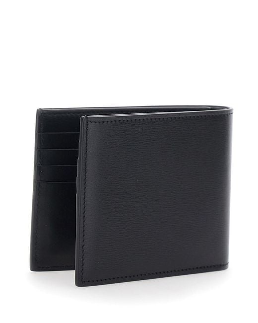Fendi Black Wallet With Logo Plate On The Front for men