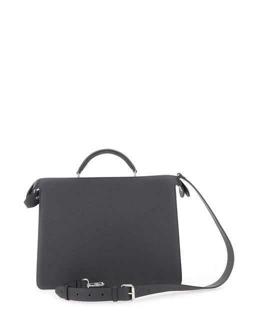 Fendi Blue 'Iseeu Medium' Handbag With Removable Internal Pocket for men