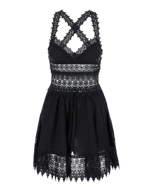 Charo Ruiz Black Marilyn Short Dress