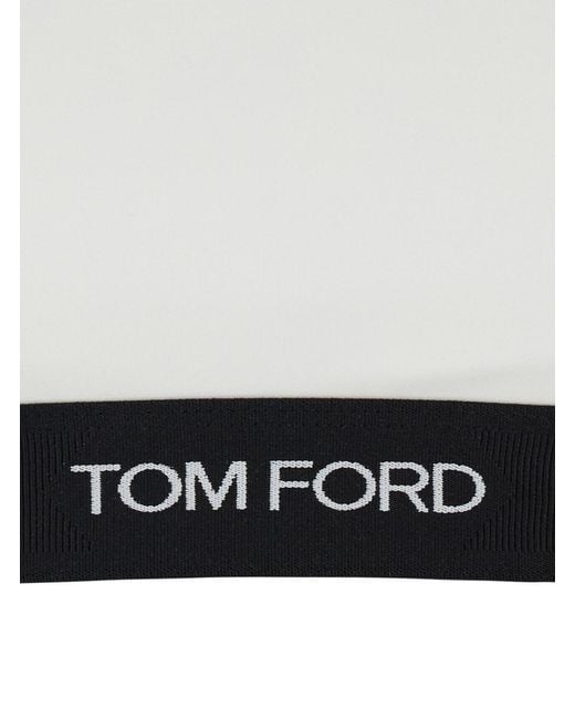 Tom Ford White Modal Bralette