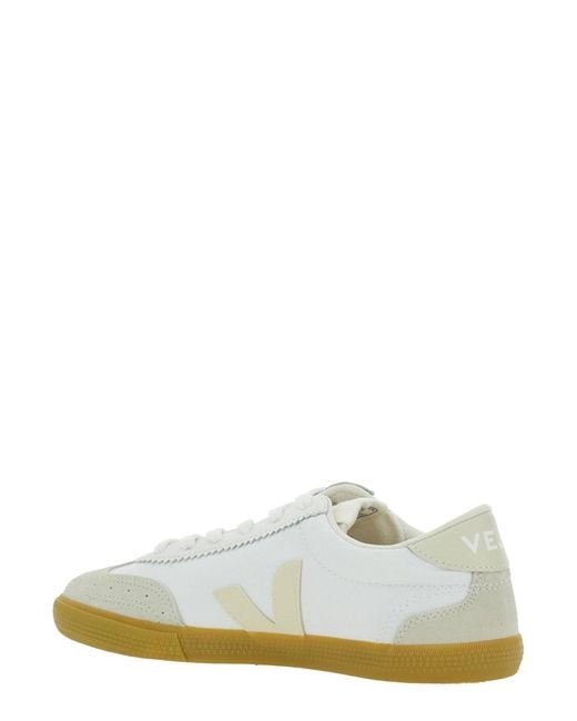 Veja White Sneakers Volley Low Top