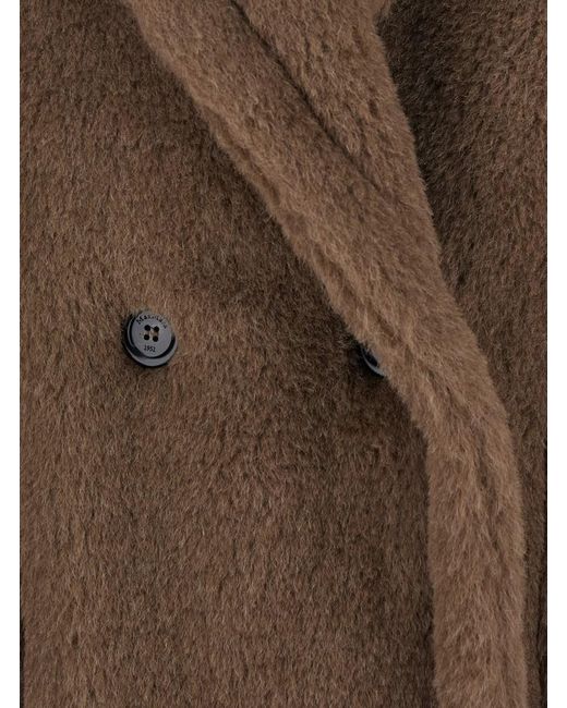 Max Mara Brown Vest With Wide Classic Lapels