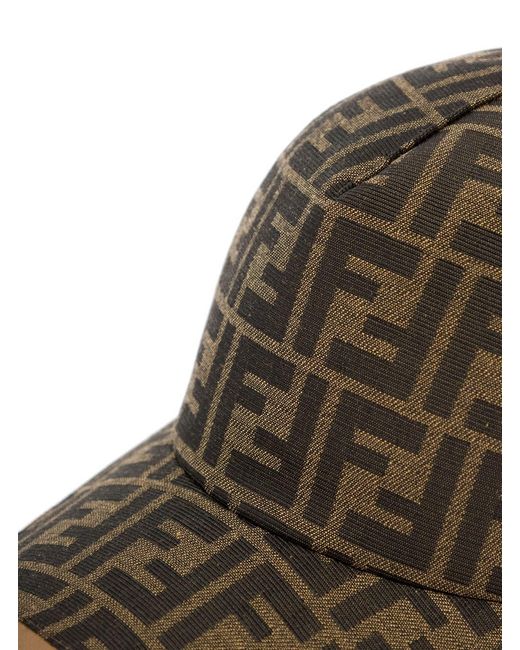 Cappello da baseball marrone uomo di Fendi in Brown da Uomo