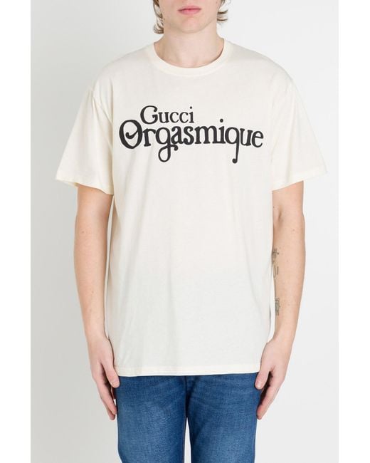 T-shirt Orgasmic di Gucci da Uomo | Lyst