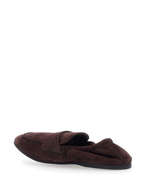 Dolce & Gabbana White 'Ariosto' Loafers With Elasticized Design And Logo Plate On The Front for men