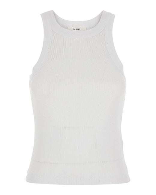 Ba&sh White T-Shirt Cynda