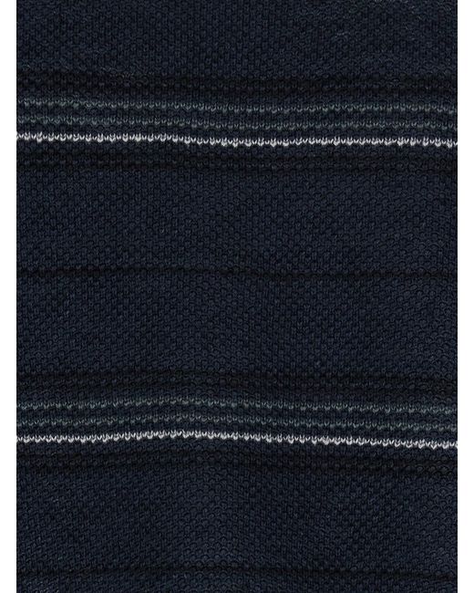Roberto Collina Blue Riga Cotone for men