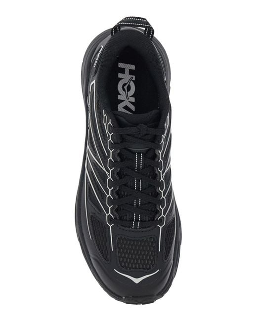 Sneaker 'U Mafate Speed 2Ts' Low Top Con Tallonetta E Chiusura Co di Hoka One One in Black