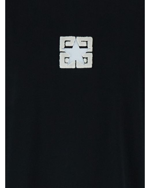 Givenchy Black Front Logo 4G for men