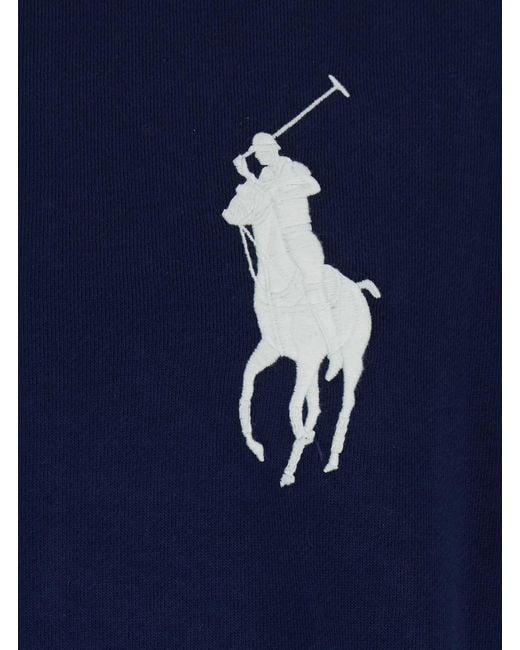 Polo Ralph Lauren Blue Varsity Jacket for men