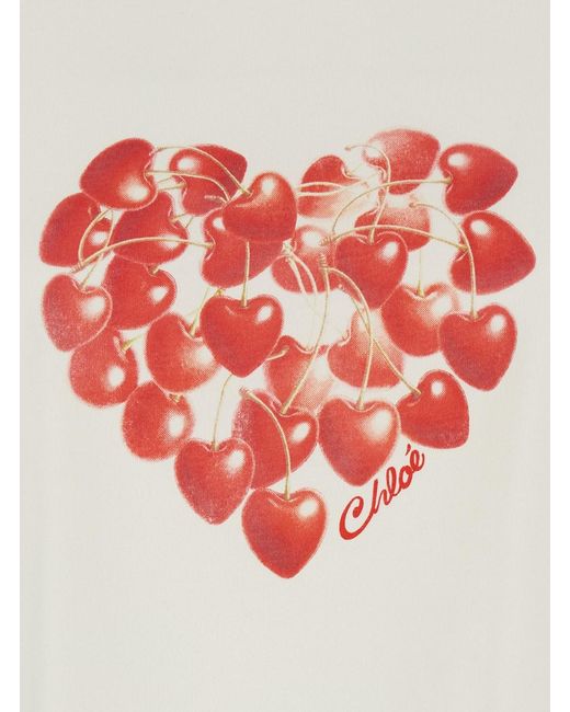 Chloé White T-Shirt Cotton