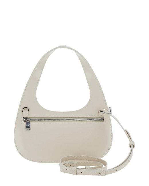 Coperni White Shoulder Bag Slim Swipe Phone Baguette