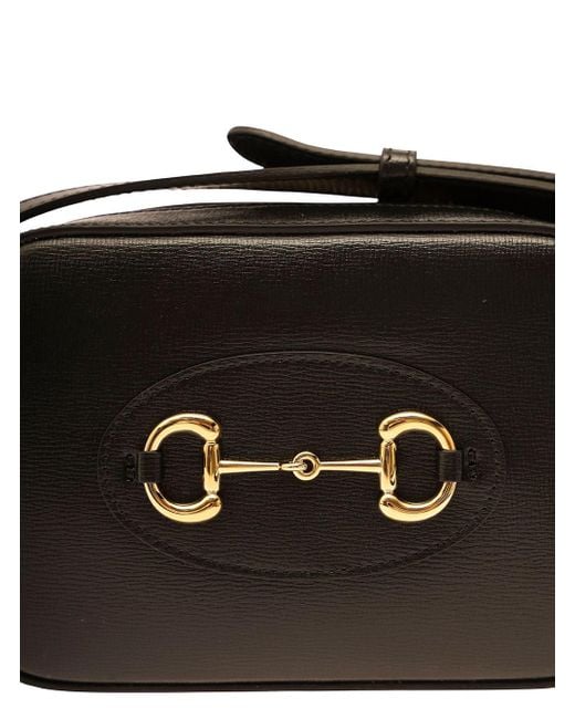 Borsa A Spalla ' Horsebit 1955' Con Dettaglio Morsetto di Gucci in Black