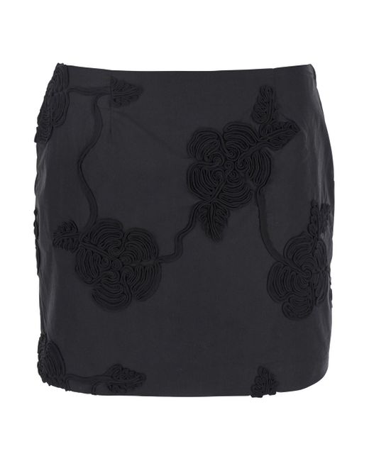 ROTATE BIRGER CHRISTENSEN Black Mini Skirt