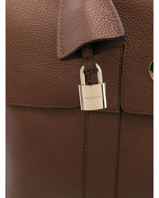 Borsa a mano bayswater in pelle donna di Mulberry in Brown