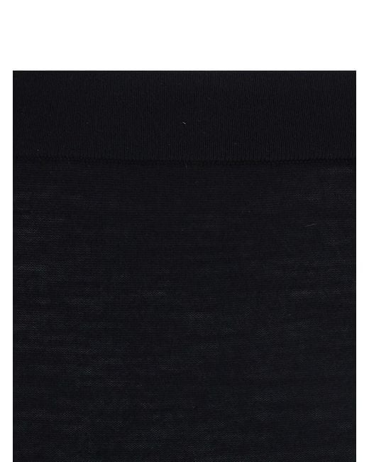 Semicouture Black Skirt Angie Knit Skirt