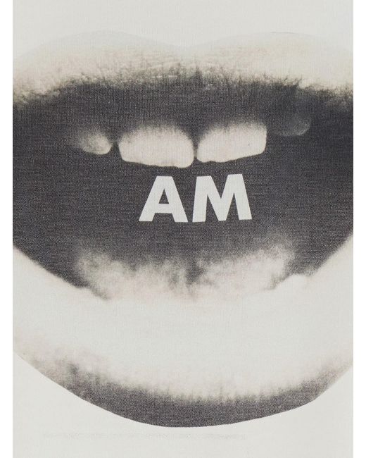 Fendi White T-Shirt .J.Ti Amo Print