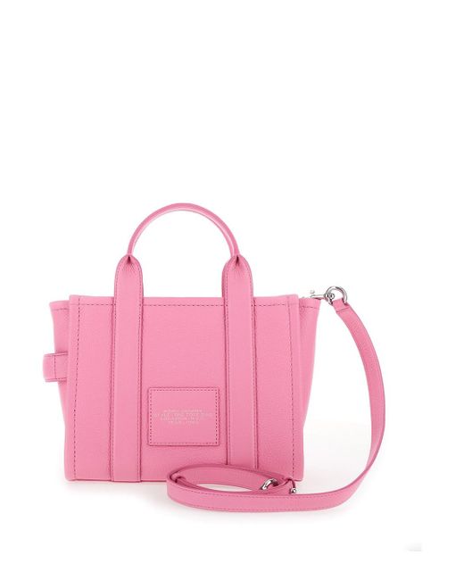 Marc Jacobs Pink 'The Mini Tote Bag' Shoulder Bag With Logo