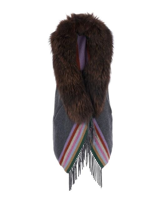 Bazar Deluxe Black Short Parka With Removable Lining And Fur Collar For