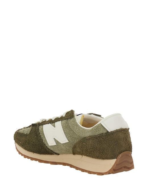 New Balance Green Low Top Sneakers With Logo Patch