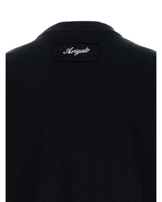 T-Shirt Girocollo di Axel Arigato in Black da Uomo