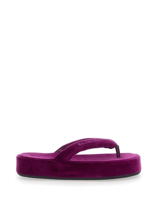 Balenciaga Purple Sandals Jet Leg