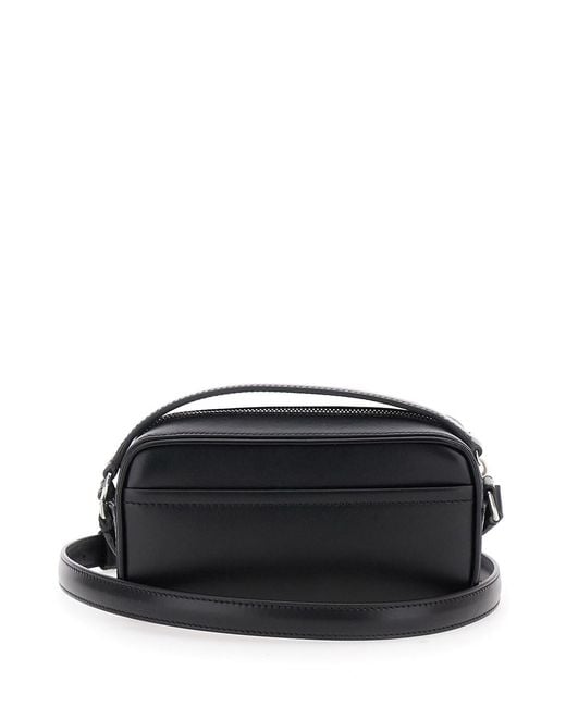 Jacquemus Black 'Le Baneto' Handbag With Logo Lettering On The Front for men