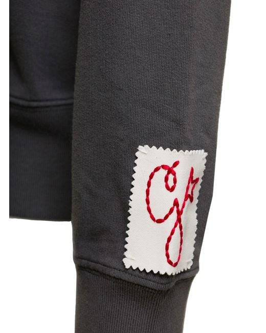 Golden Goose Deluxe Brand Gray Cotton Sweatshirt for men