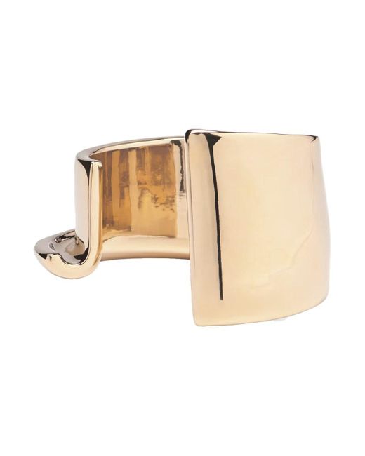Bracciale 'Le Bracelet J' Asimmetrico Con Design Scolpito In di Jacquemus in Natural