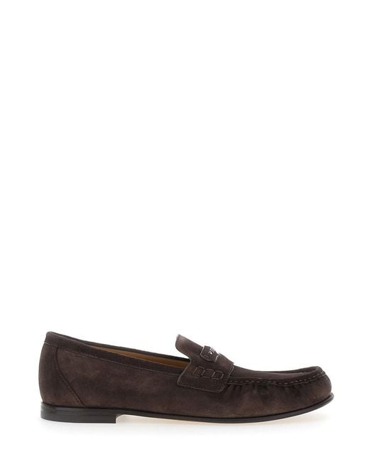 Fendi Brown Camoscio Cuneo for men