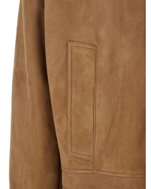 Montone 'Mias' Con Cappuccio E Chiusura Con Zip Sul Fronte di Arma in Brown da Uomo
