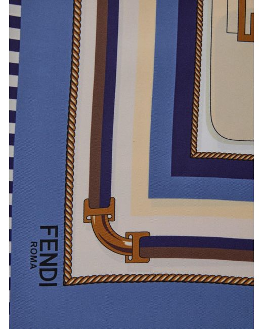Fendi Blue Foulard
