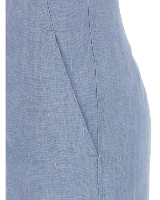 Seafarer Blue 'Colorado' Pants With Maxi Pocket Applied On The B