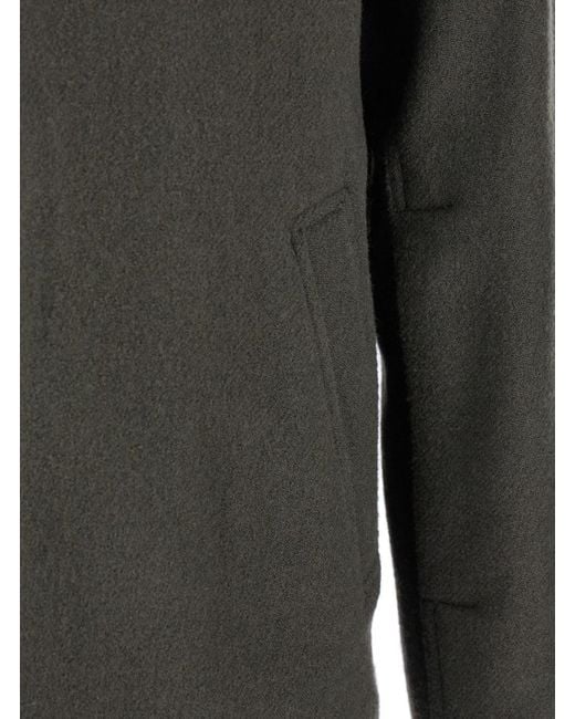 Rick Owens Black 'Brad' Jacket With Classic Collar for men