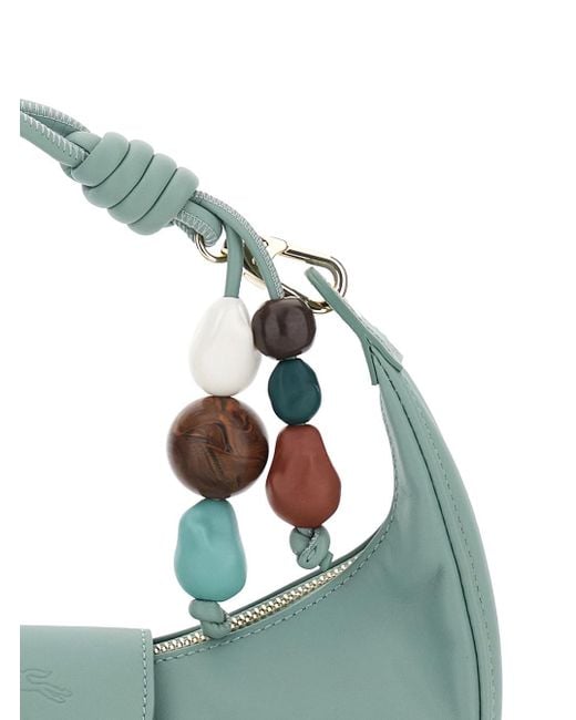 Borsa A Mano 'Le Pliage Céramique' Media Con Decorazione Con di Longchamp in Green