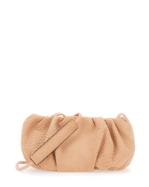 Biaggini Natural Pillow Is A Python Clutch For