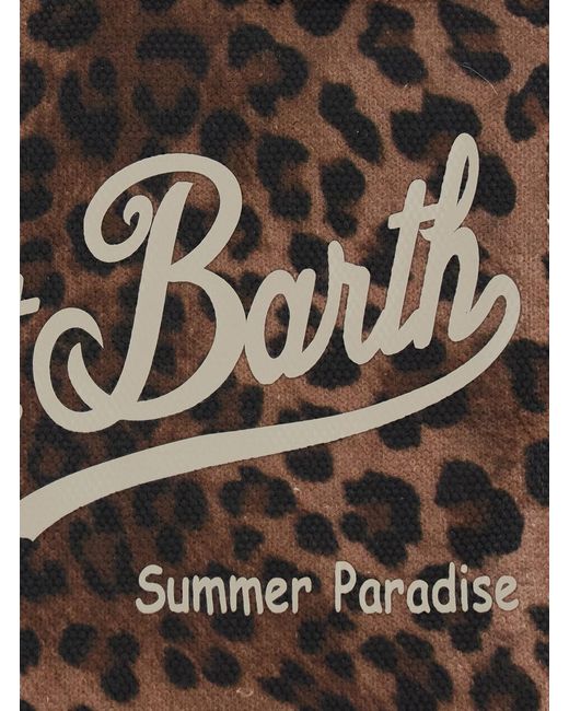 Mc2 Saint Barth Brown Handbag Colette Cotton