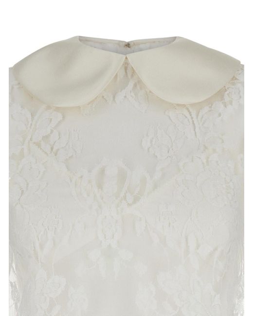 Dolce & Gabbana White Minidress