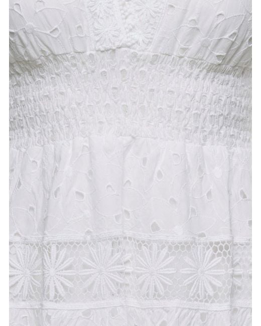 Embroidered Dress di Temptation Positano in White