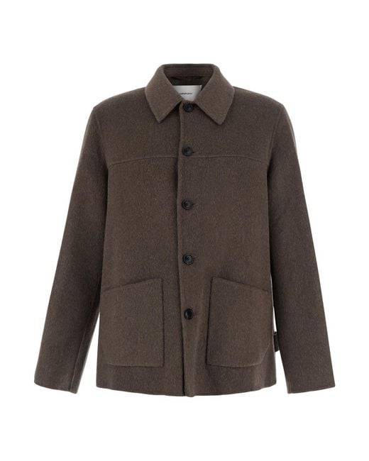 Grifoni Brown Double Bluson for men
