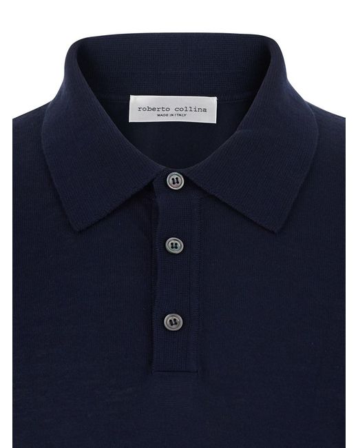 Roberto Collina Blue Cotton for men
