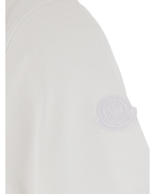 Moncler White Ss T-Shirt for men