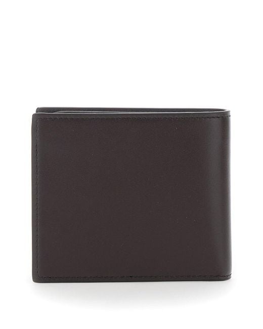 Gucci Black Bi-Fold Wallet With Horsebit On The Front And Embossed Logo On The Inside for men