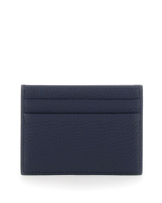 Dolce & Gabbana Blue Dolce & Gabbana Card Holder With Logo And Details for men