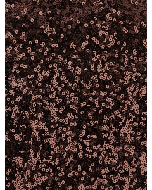 ROTATE BIRGER CHRISTENSEN Brown Party Dresses