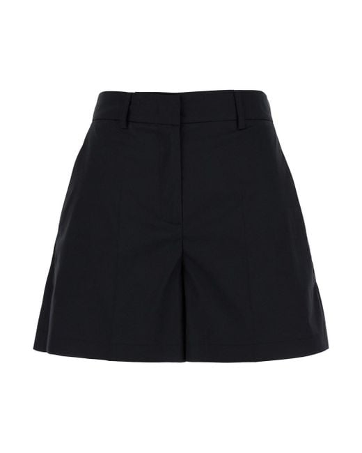 Shorts Con Passanti di Plain in Black